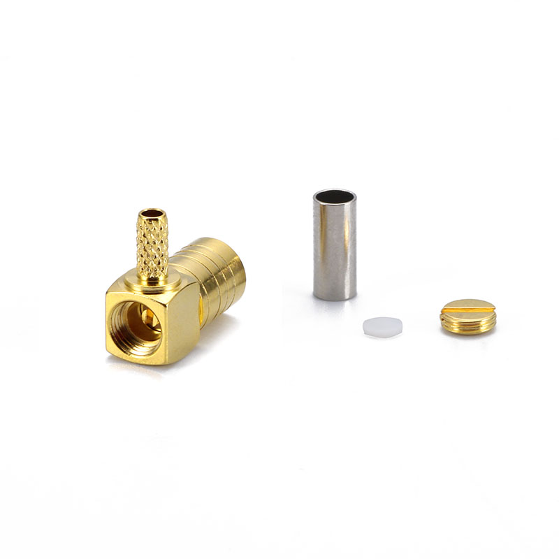 SMB FEMALE RA connector CRIMP szie RG316 ／RG174