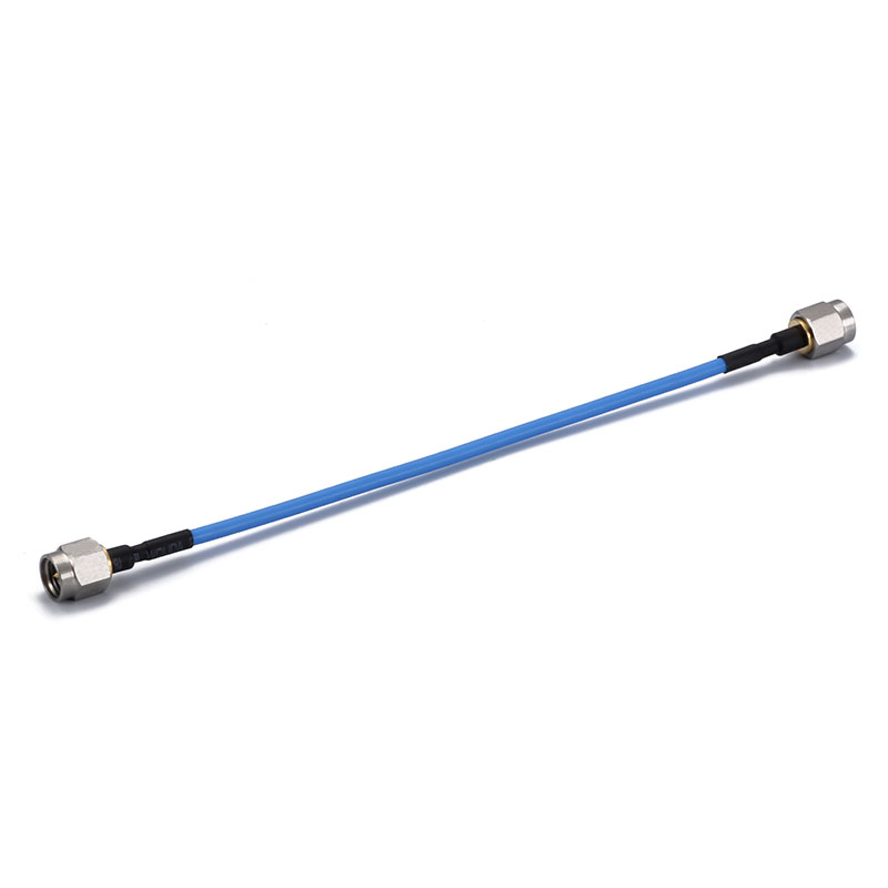 086 ／RG405 coaxial cable assembly with SMA MALE TO SMA MALE STEEL connector