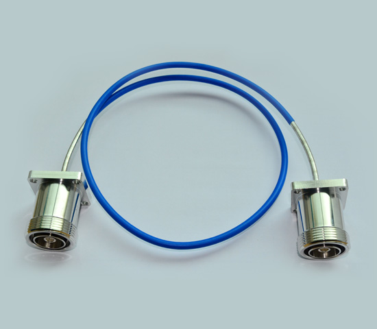 RG141 ／RG402 coaxial cable assembly with DIN FEMALE TO DIN FEMALE connector