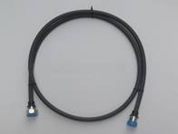 1／2 super flexible coaxial cable assembly with 7／16 male to 7／16 female clamp connector